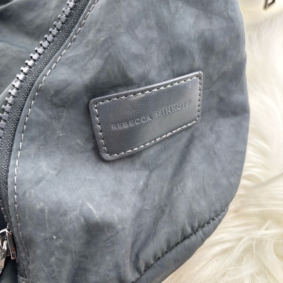 Rebecca Minkoff Julian Gray Modern Backpack with Ergonomic Design - Picture 12 of 15